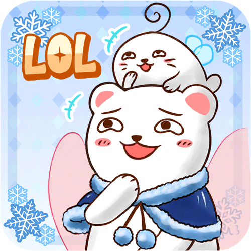 Polar Bear Laughing GIF