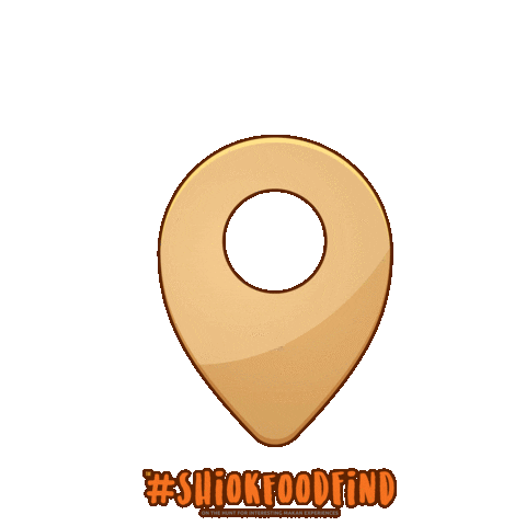 Location Pin Detective Egg Sticker by Shiok Food Find