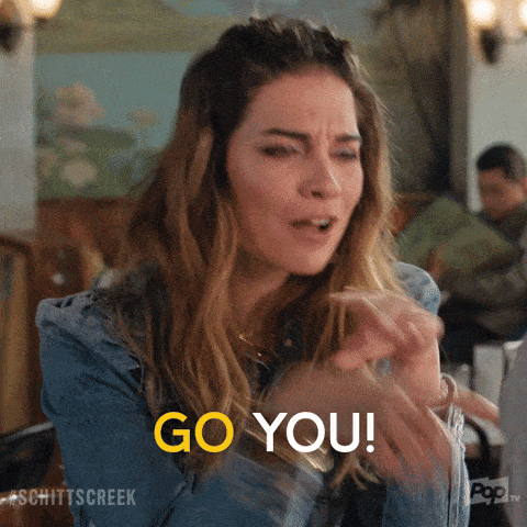 Happy Alexis Rose GIF by Schitt's Creek - Find & Share on GIPHY