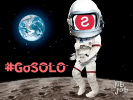 Moon Bitcoin GIF by GoSOLO