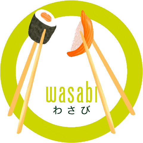 Wasabi Sushi & Bento Sticker