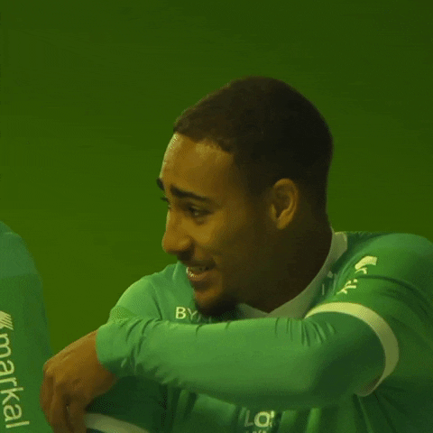 Football Smile GIF by AS Saint-Étienne