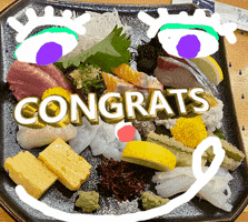 Dinner Congrats GIF by KaoruHironaka