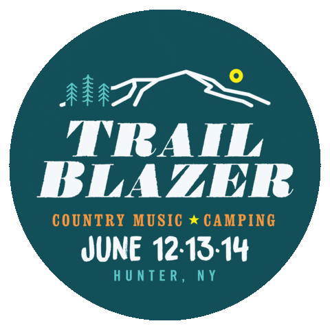 Country Music Trailblazer Sticker by Country LakeShake Festival