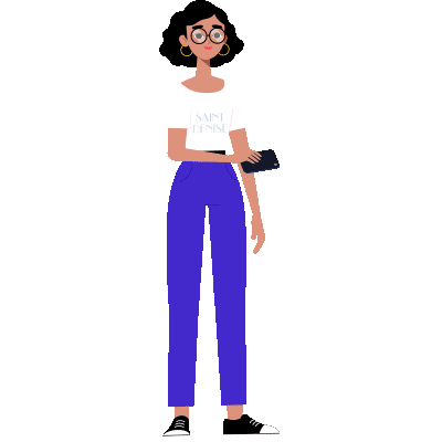 Saint Denise Sticker