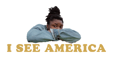 I See America Sticker by joy oladokun