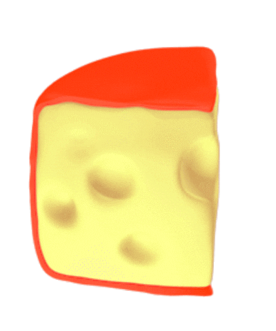 Cheese Sticker by Mousee