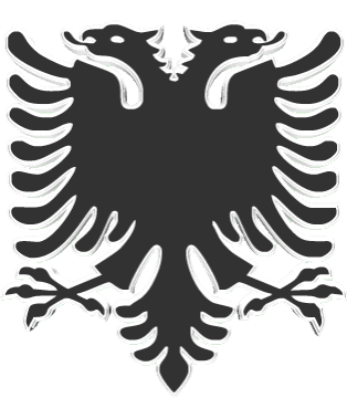 Shqiptar Flamuri Sticker by Saja Art Design