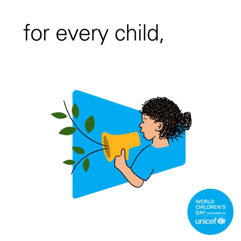 World Childrens Day For Every Child GIF by UNICEF