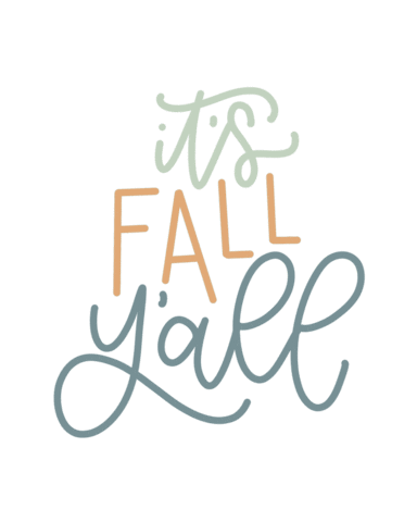 Fall Shop Small Sticker
