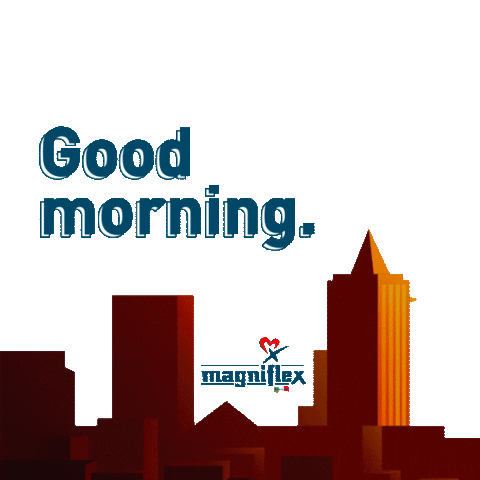 Goodmorning Sticker by Magniflex