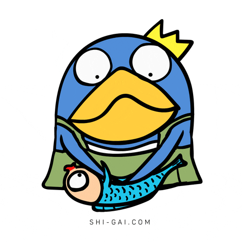 Fish Penguin GIF by ShiGai