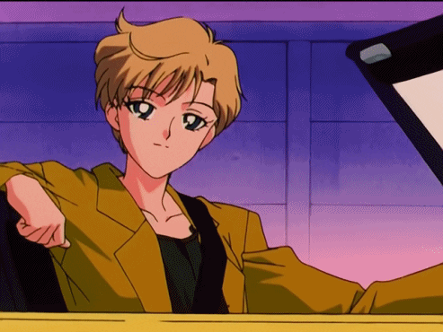 sailor moon smile GIF
