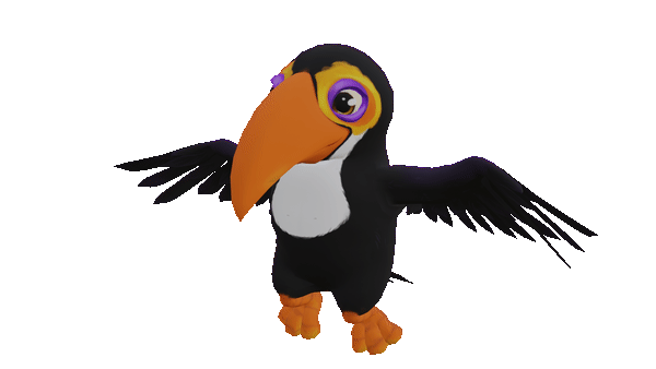 birds 3d animation gif