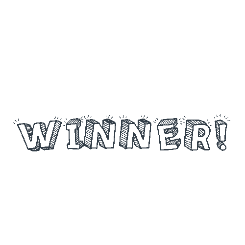 Winner Giveaway Sticker by Impact Dog Crates
