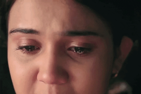 sad woman crying gif