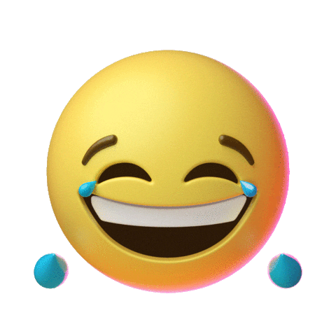 Ha Ha Smile Sticker by Emoji