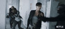 Charlize Theron Fight GIF by NETFLIX