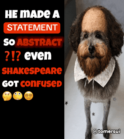 Confused White Dog GIF