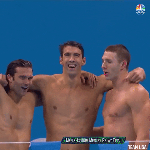 Gold Medal Swimming GIF by Team USA
