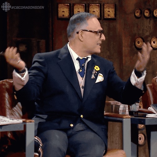 Dragons Den Hands GIF by CBC