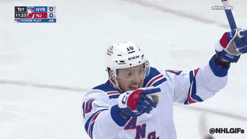 Excited New York GIF by NHL