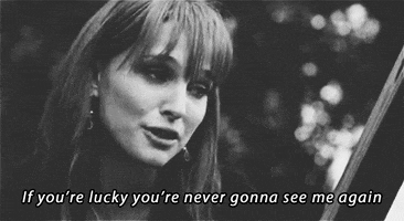 ashton kutcher if you're luck you're never gonna see me again GIF