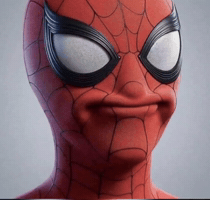 Spider-Man Face GIF
