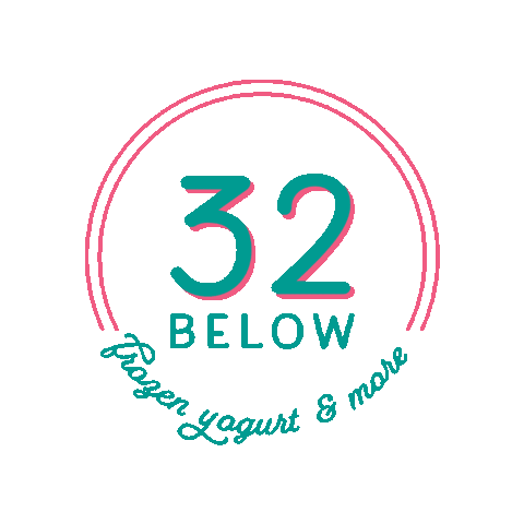 32 Below Froyo Sticker