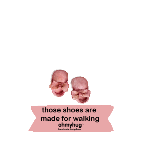Sticker by ohmyhug handmade baby shoes