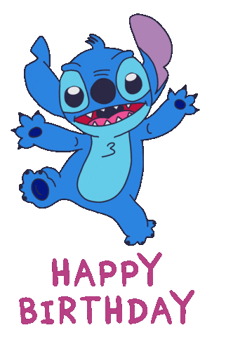 Happy Birthday Stitch GIF - Happy Birthday Stitch Heart - Discover & Share  GIFs