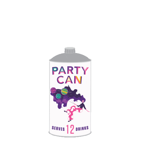 Cocktail Vodka Sticker by Party Can