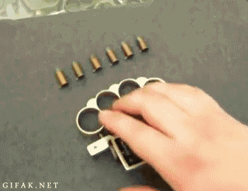 Image result for brass knuckles gif
