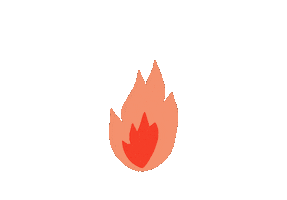 Fire Llama Sticker
