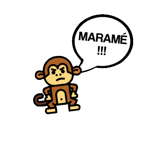 Monkey Sticker by encore-grenoble