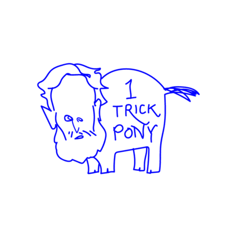 Doodle Pony Sticker by Familjen Sthlm