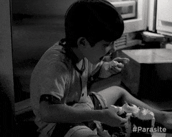 Eat Black And White GIF by Madman Films