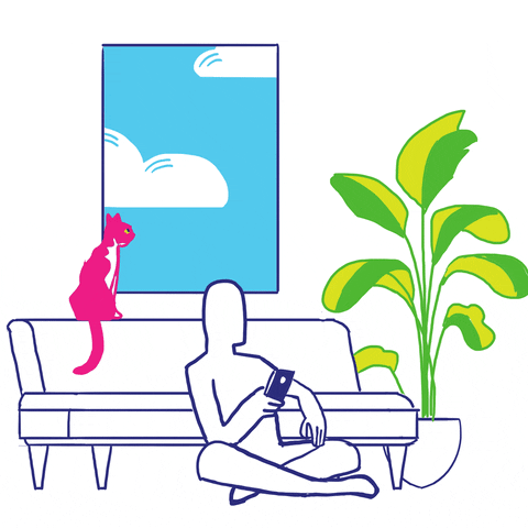 Relaxing Cat Tail GIF by SoulPancake