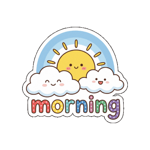 Good Morning Hello Sticker