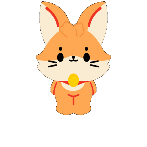 Fox Hanmade Sticker