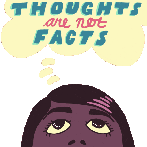 Mental Health Thinking Sticker by INTO ACTION for iOS & Android | GIPHY