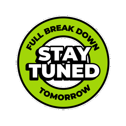 Staytuned Sticker by Pest Daily