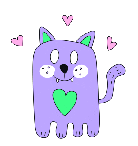 Cat Love Sticker