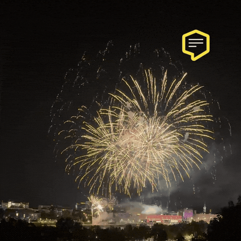 Fireworks Austria GIF by Linz News