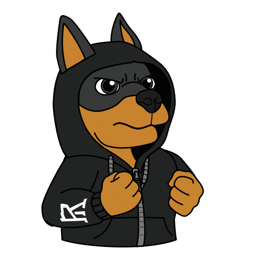 Angry German Shepherd Sticker by Dobernut