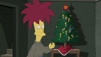 The Simpsons Christmas GIF by FOX TV