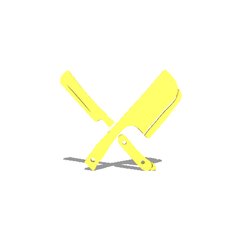 Munich Blades Sticker by distorted people