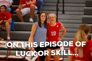 Volleyball Luck GIF by Central College Athletics