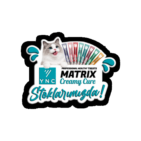 Matrix Cat Treat Sticker by Yeniçağ Veteriner Ecza