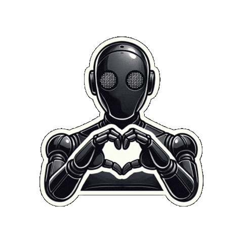 Heart Spreading Sticker by Yumiko